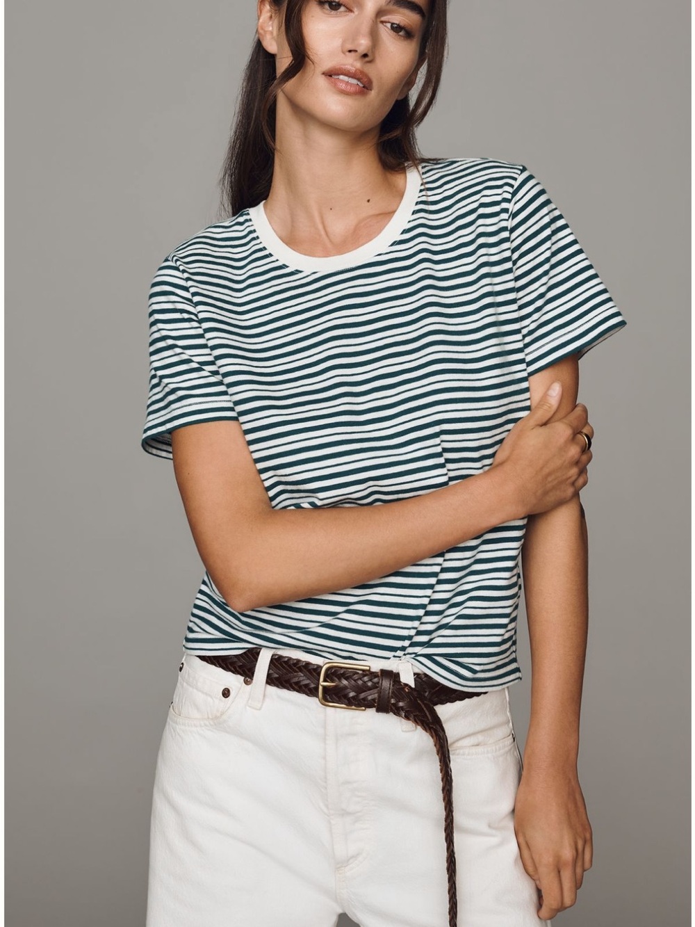 NWT Anthropologie Evelyn Cotton Everyday Tee